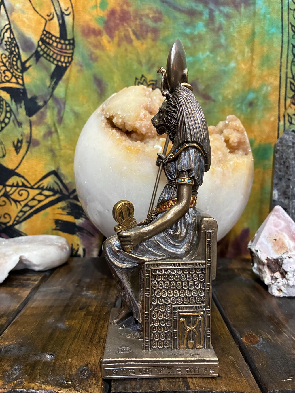 Sekhmet Statue – Egyptian Lioness Goddess, Altar Decor