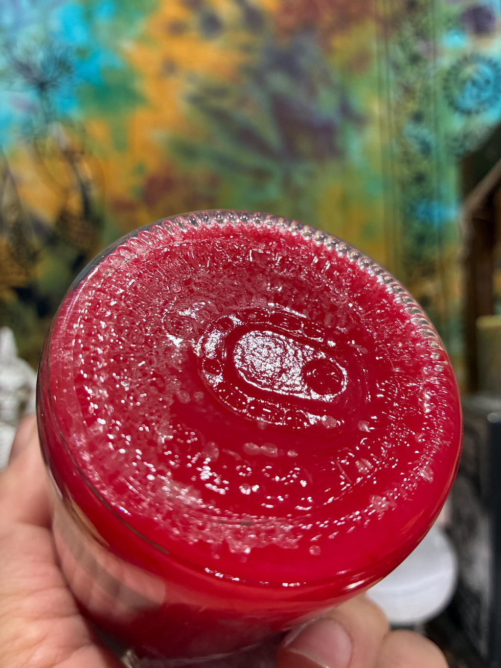 Lucky Buddha Candle Red | Happiness Candle | Wealth Luck Candle | Power Pleasure Candle | 7 Day Ritual Candle | Buda de la Suerte