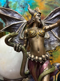 Lilith Statue Veronese Design | Cold Cast Resin Dark Goddess Figurine | Gothic Altar Decor