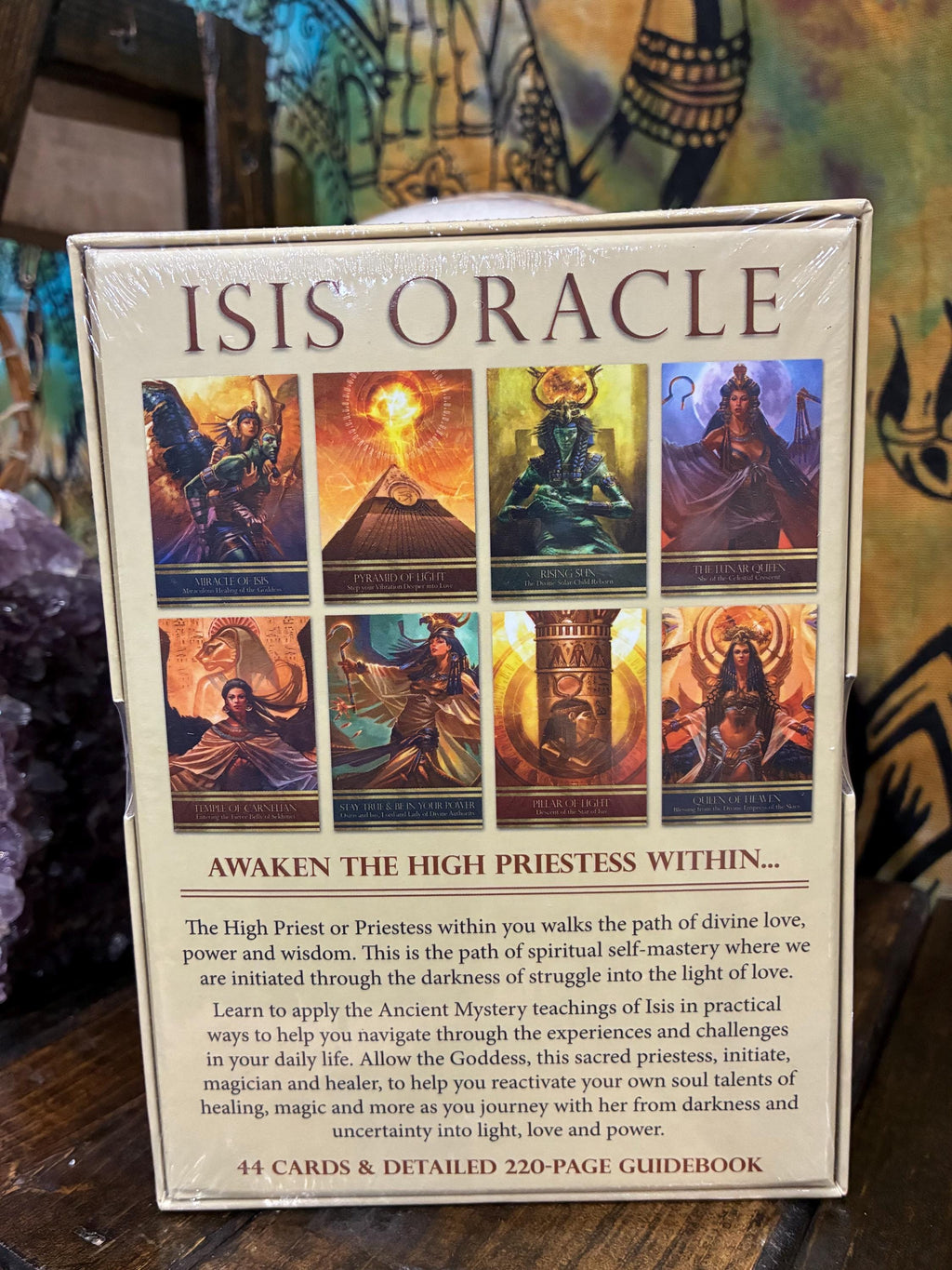Isis Oracle Deck | Alana Fairchild | 44 Card Oracle + 220 Page Guidebook | Egyptian Goddess Oracle | Priestess Wisdom | Healing & Intuition