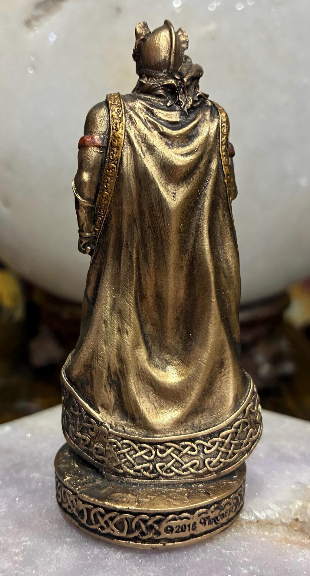 Odin Statue — 3 3/8” | Norse Allfather Figurine | Viking Altar Decor | Wisdom, Protection & Guidance | Spiritual Gift