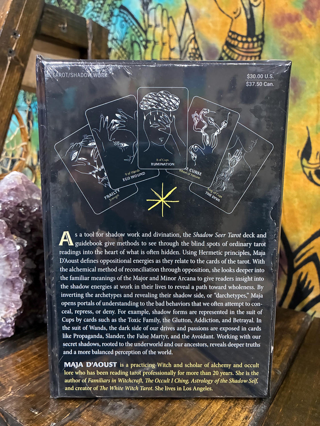 Shadow Seer Tarot Deck | Dark Archetype, Shadow Work, Hermetic Alchemy Guidebook