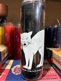 Black cat  Candle