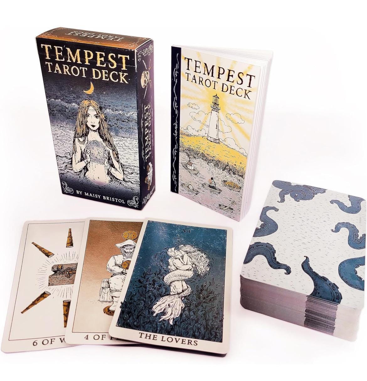 Tempest Tarot Deck: Nautical Ocean Theme, 78 Cards