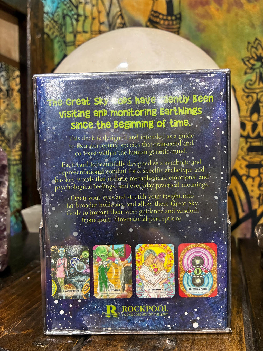 Mystic Martian Oracle (Cards + Guidebook) | New & Factory Sealed | Alien Oracle Deck | Lisa Porter | Rockpool