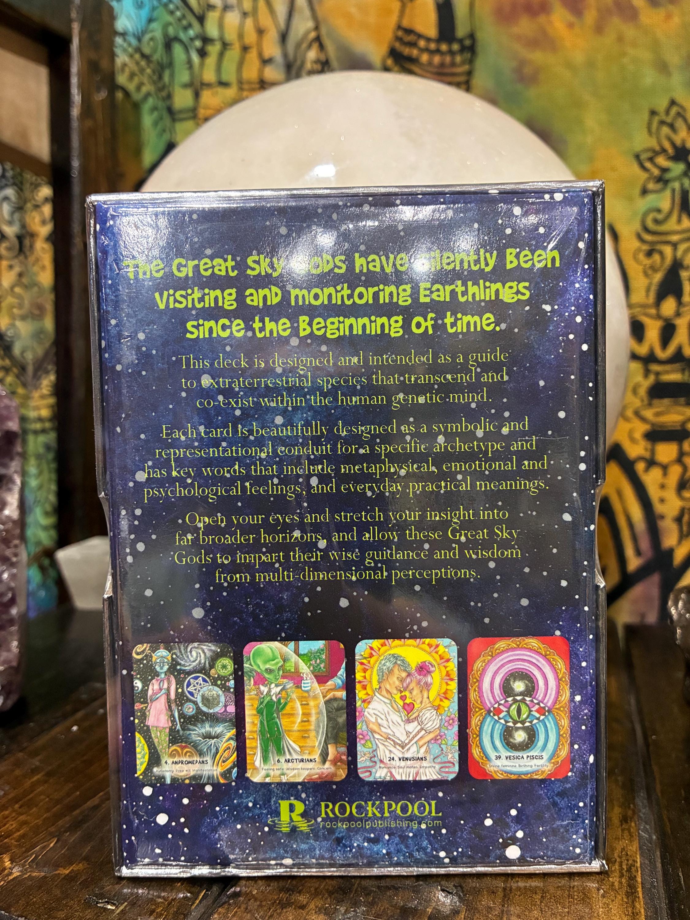 Mystic Martian Oracle (Cards + Guidebook) | New & Factory Sealed | Alien Oracle Deck | Lisa Porter | Rockpool