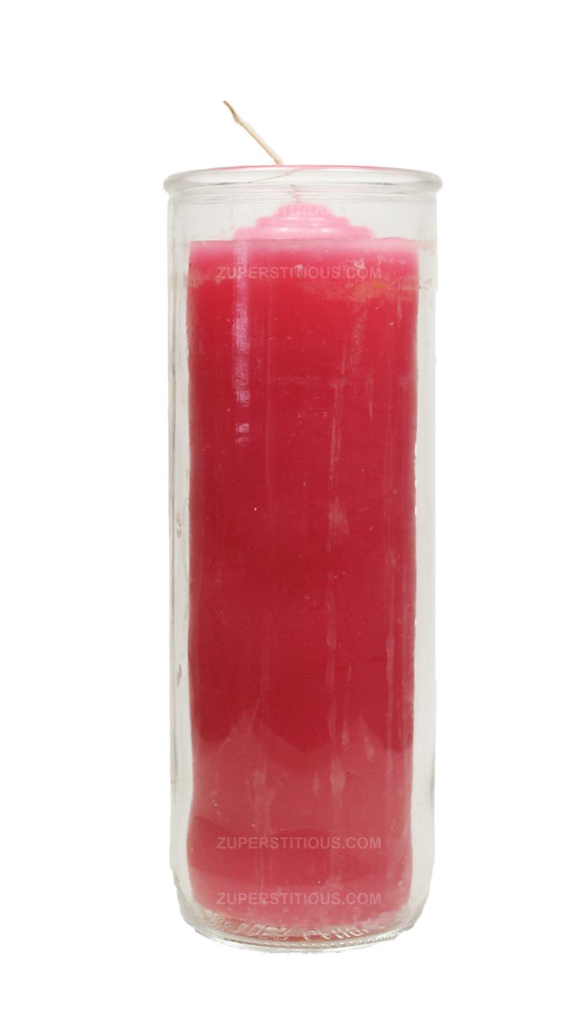 7-Day Glass Jar Candle | Unscented Ritual Spell Candle, Horse Imprint