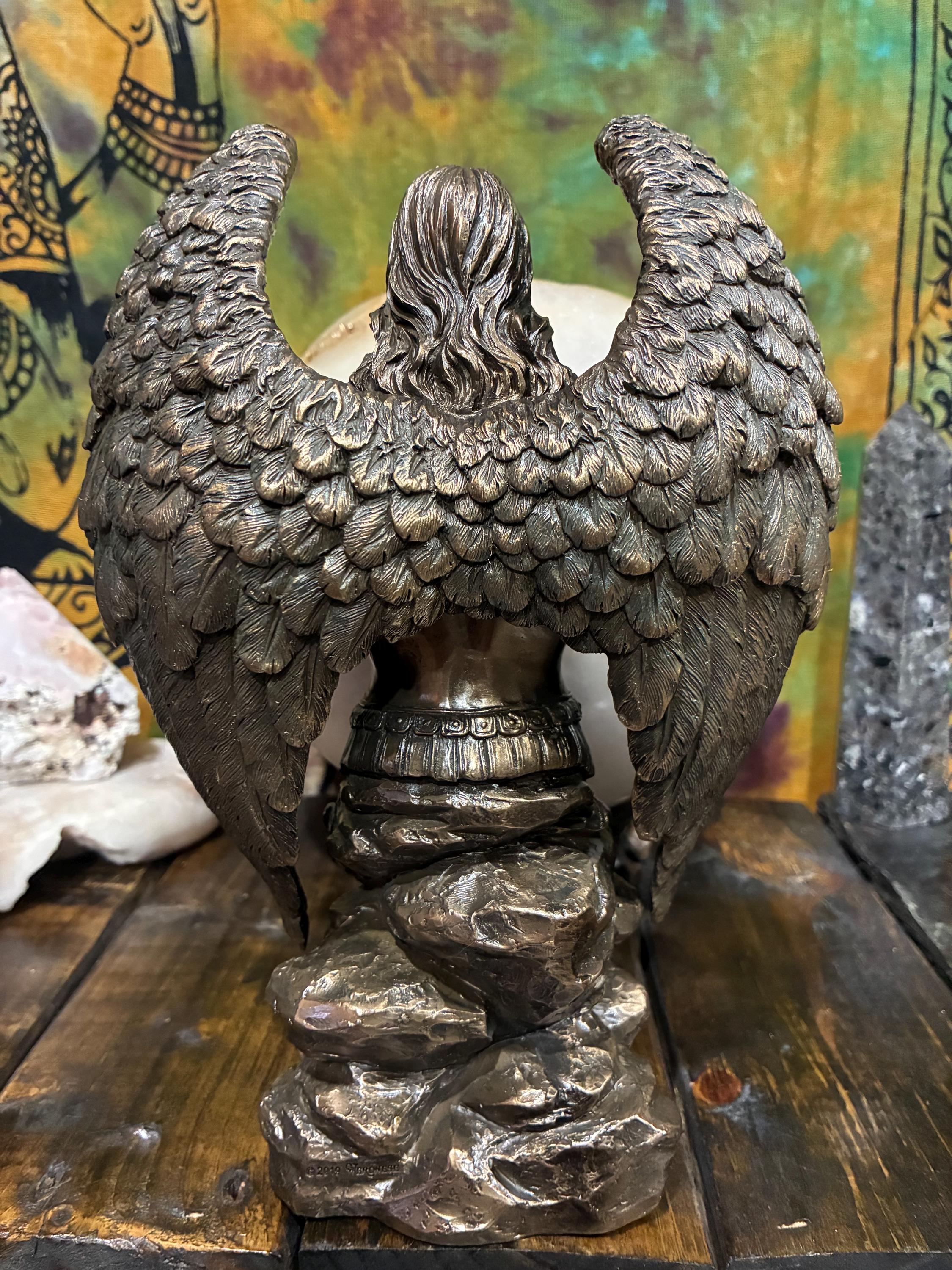 St Michael Archangel Statue | Bronze Finish, Protection Prayer