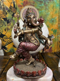 Ganesha (Ganesh) Statue — 8 3/8” | Remover of Obstacles | Hindu Deity Altar Decor | Spiritual Gift