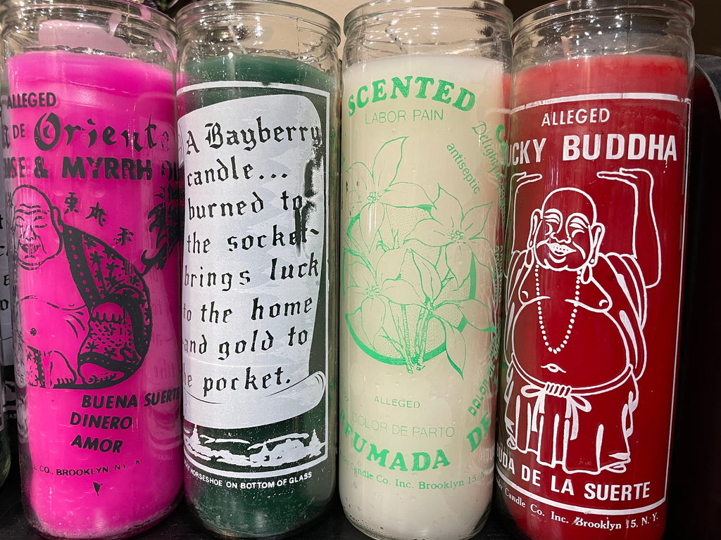 Scented novena candles - fragrance intention candles