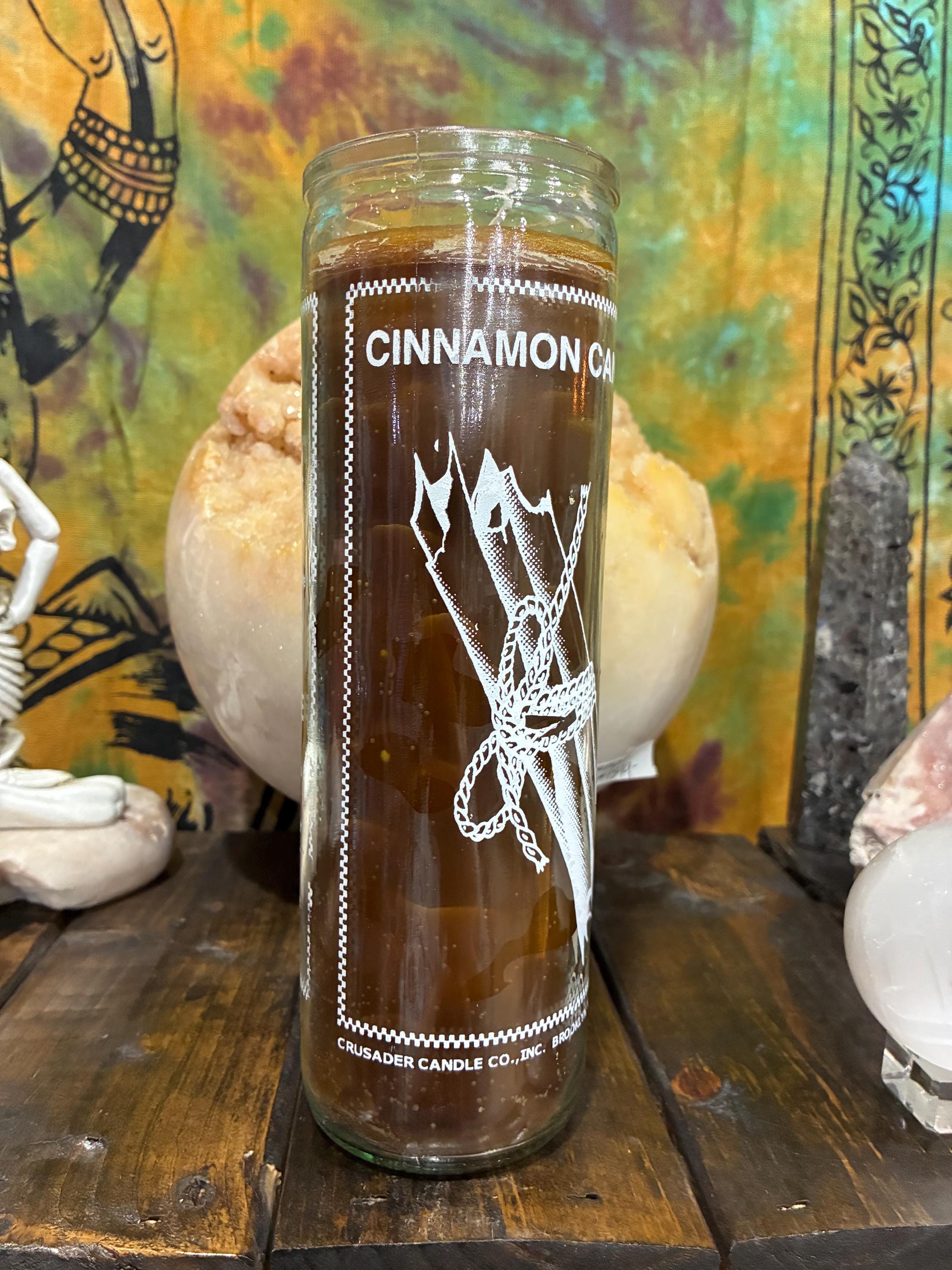 Cinnamon Ritual Candle | Love, Money, Success | 7 Day Jar Candle