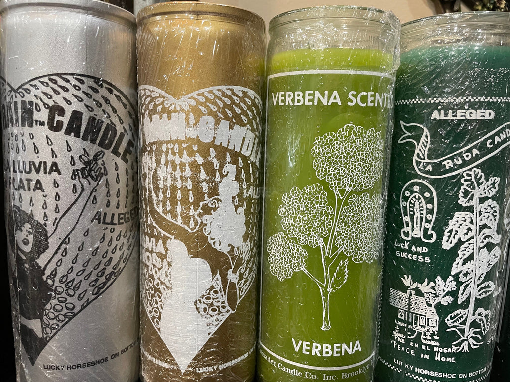 Scented novena candles - fragrance intention candles