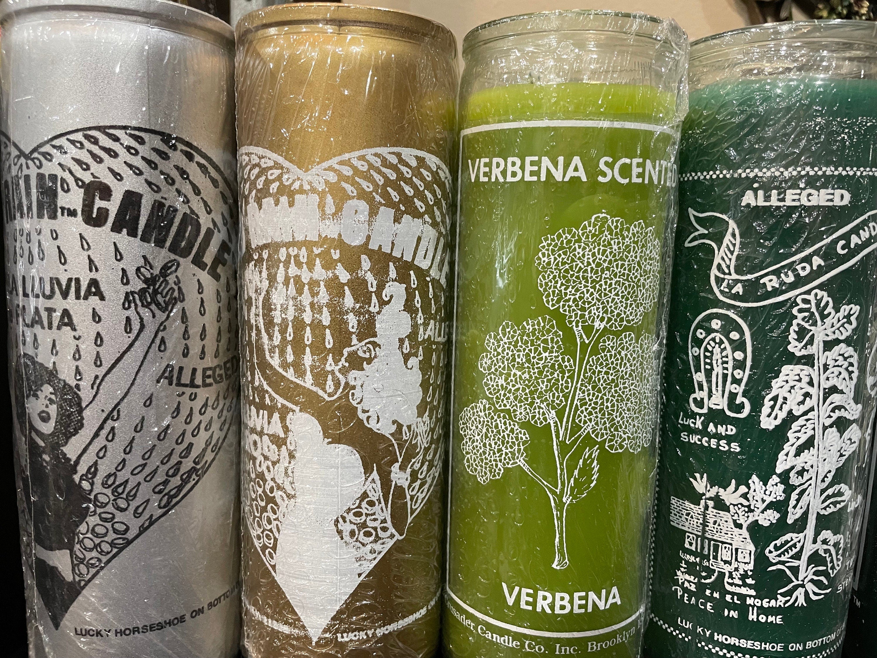 Scented novena candles - fragrance intention candles