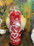 Strawberry Love Candle - Exotic Scented Novena Candle - Attract Love & Romance - Aphrodisiac Candle - Passion /Desire