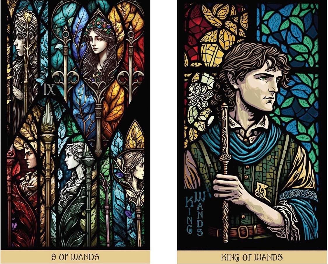 The Stained Glass Tarot: An Illuminated Journey through the Cards