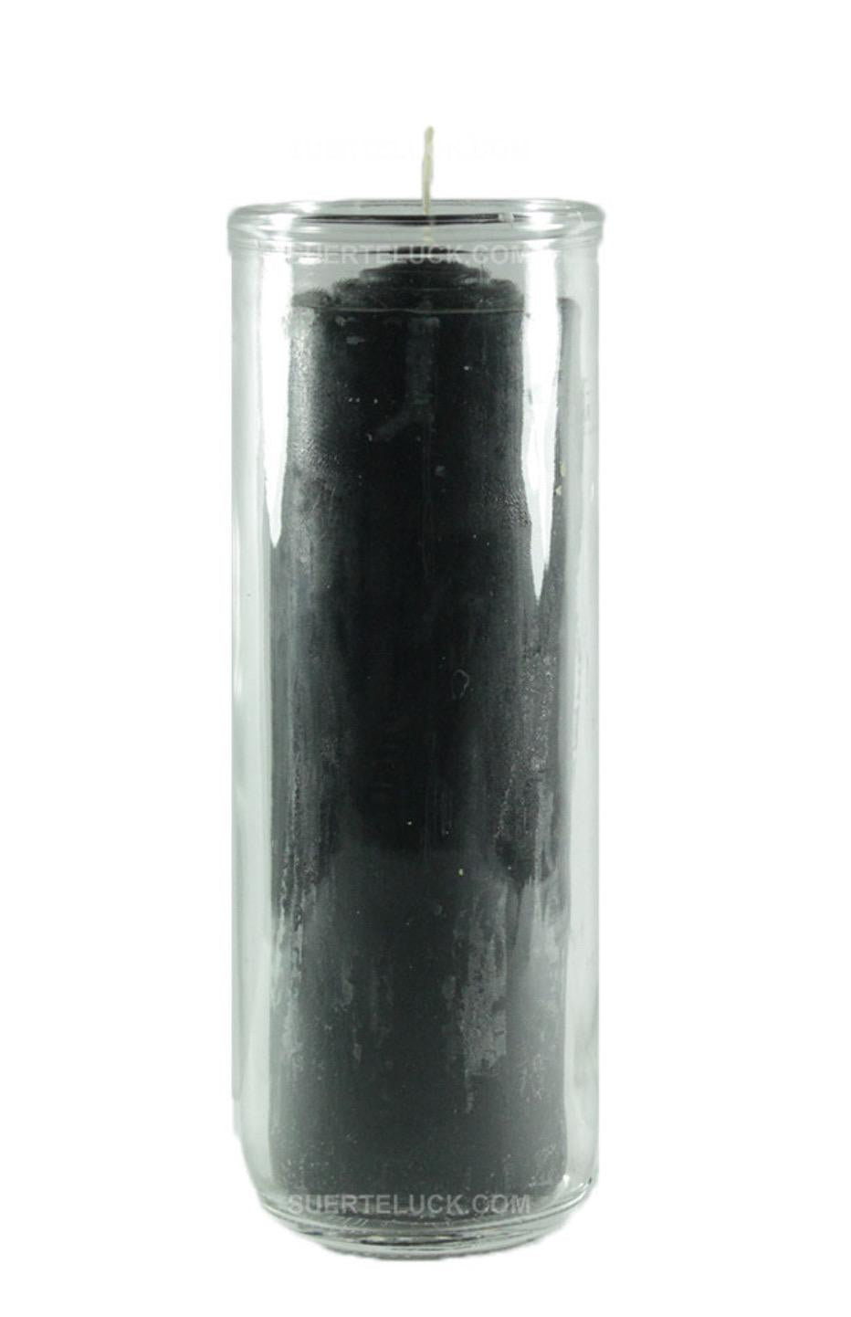 7-Day Glass Jar Candle | Unscented Ritual Spell Candle, Horse Imprint