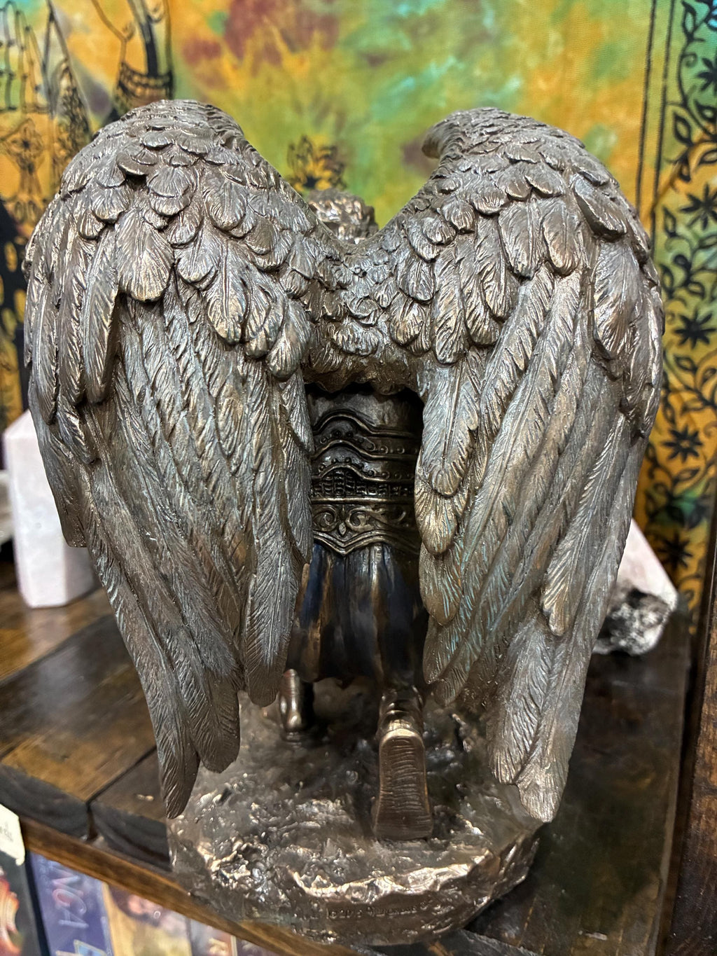 St. Michael Archangel Statue – Bronze Finish, Christian Decor