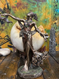 Oya Statue | Bronze Finish Orisha of Storms, Winds & Transformation