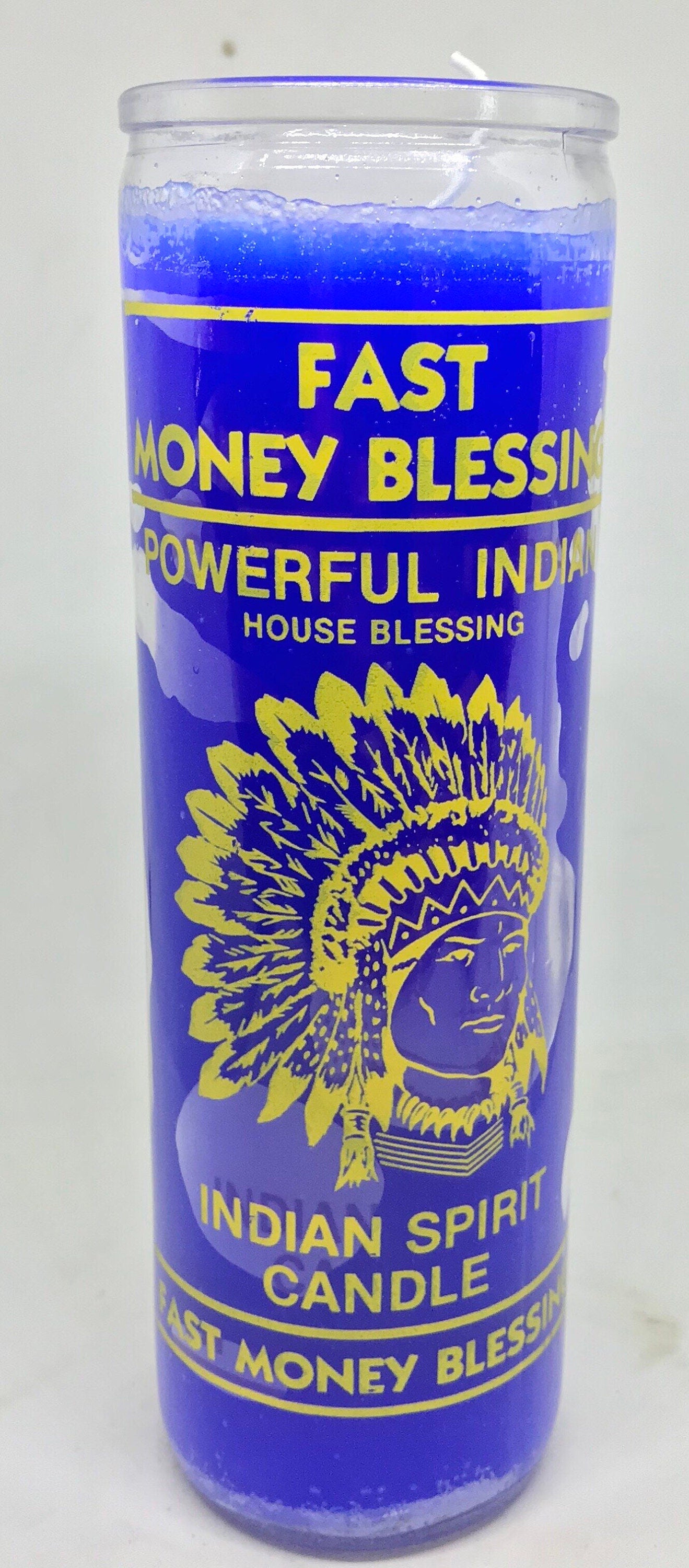 Fast money house blessing- intention candles unscented