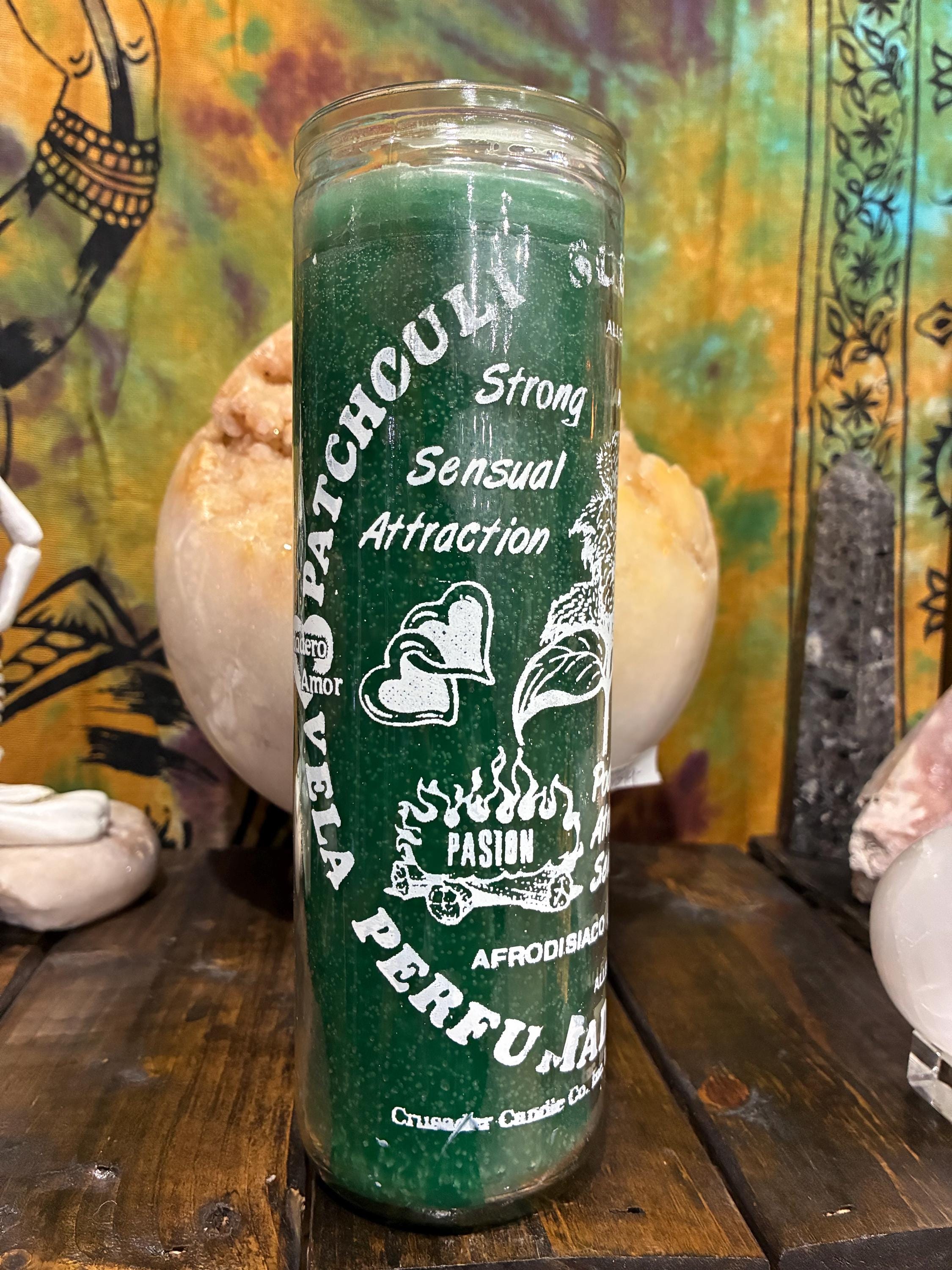 Patchouli Candle | Aphrodisiac Ritual, Sensual Attraction | 7 Day Candle