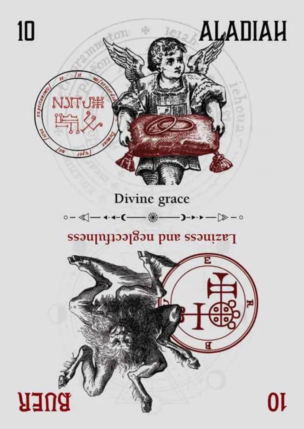 Oracle of Heaven and Hell: Angels Demons Tarot Deck