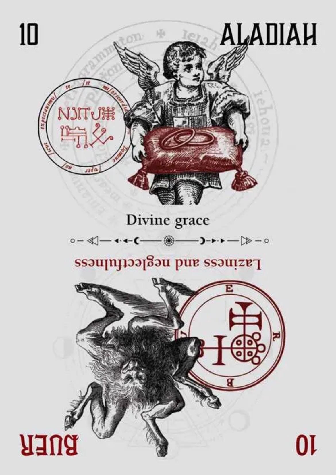 Oracle of Heaven and Hell: Angels Demons Tarot Deck