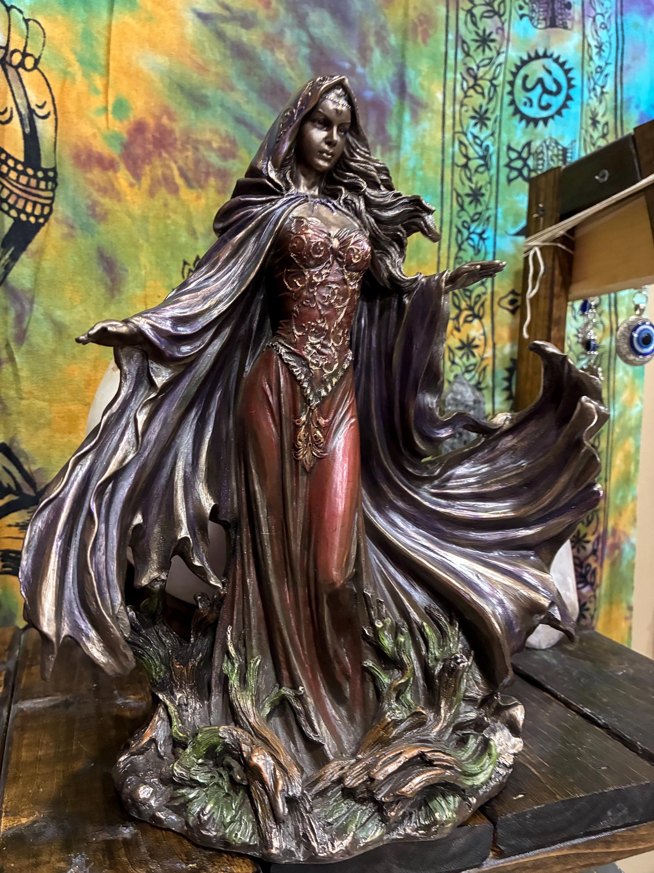 Morgana Statue — 11 1/4” (Gothic Altar Decor)